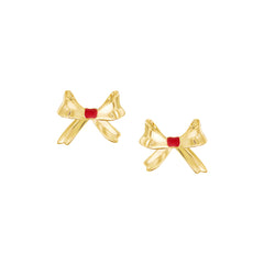 Puffy Bow Tie Stud