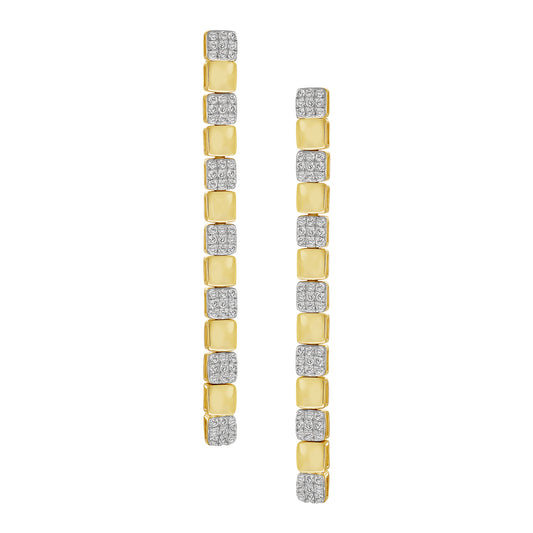 Shiny Single Drop Earrings