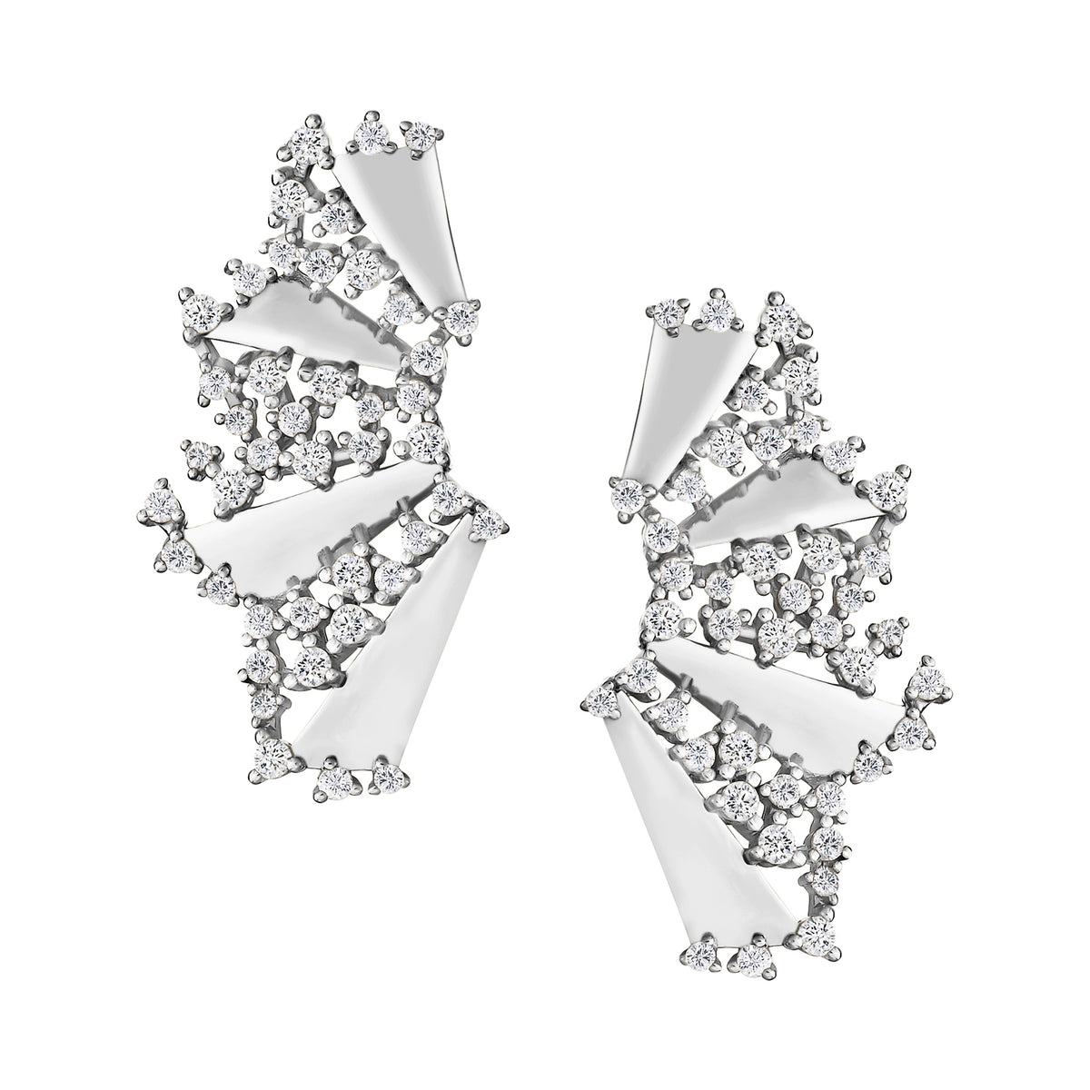 Curved Side Earrings