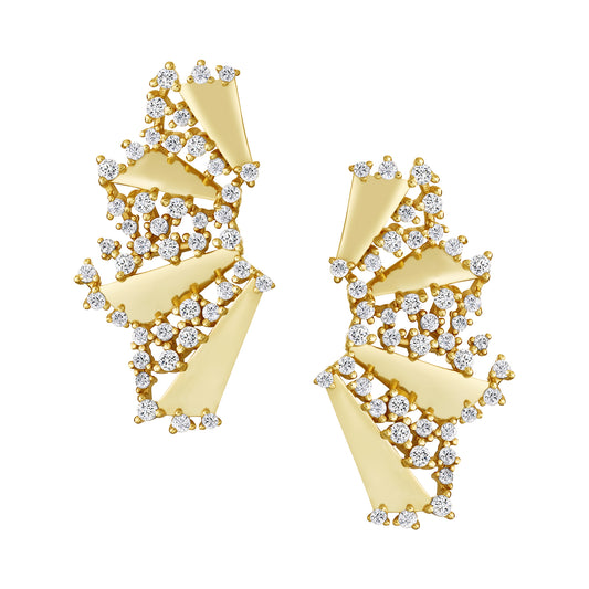 Curved Side Earrings