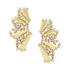 Curved Side Earrings