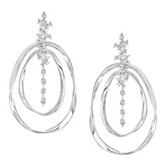 Double Shiny Oversized Earrings
