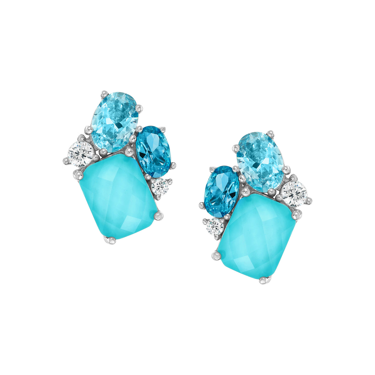 Multi Shape Colored Studs