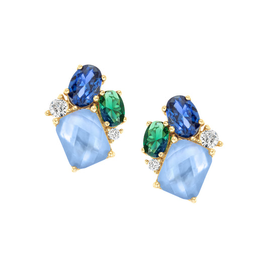 Multi Shape Colored Studs