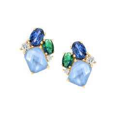 Multi Shape Colored Studs