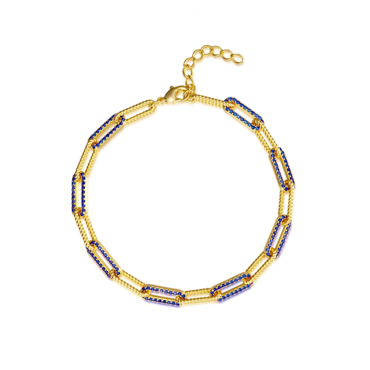 Beaded Stone Link Bracelet