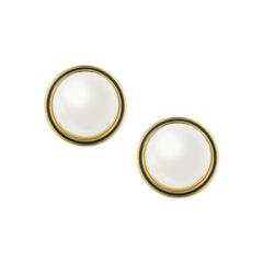 Bold Mobe Pearl Stud Earring