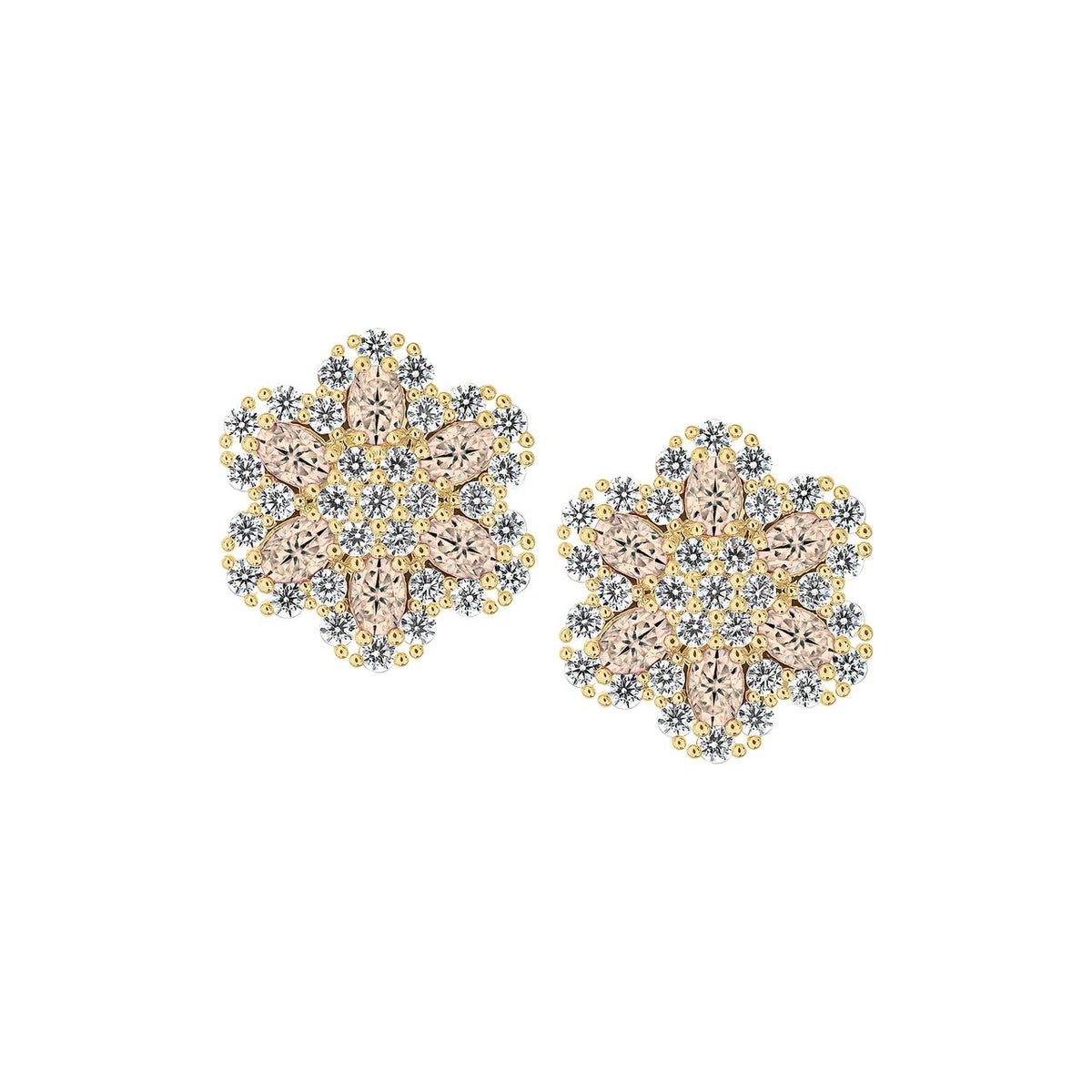 Exquisite Flower Stud Earring