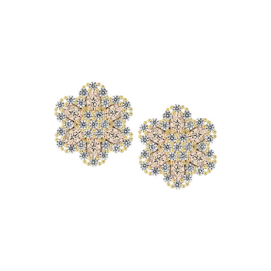 Exquisite Flower Stud Earring