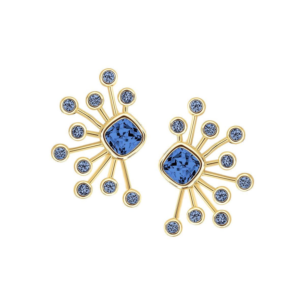 Elegant Peacock Stud Earring