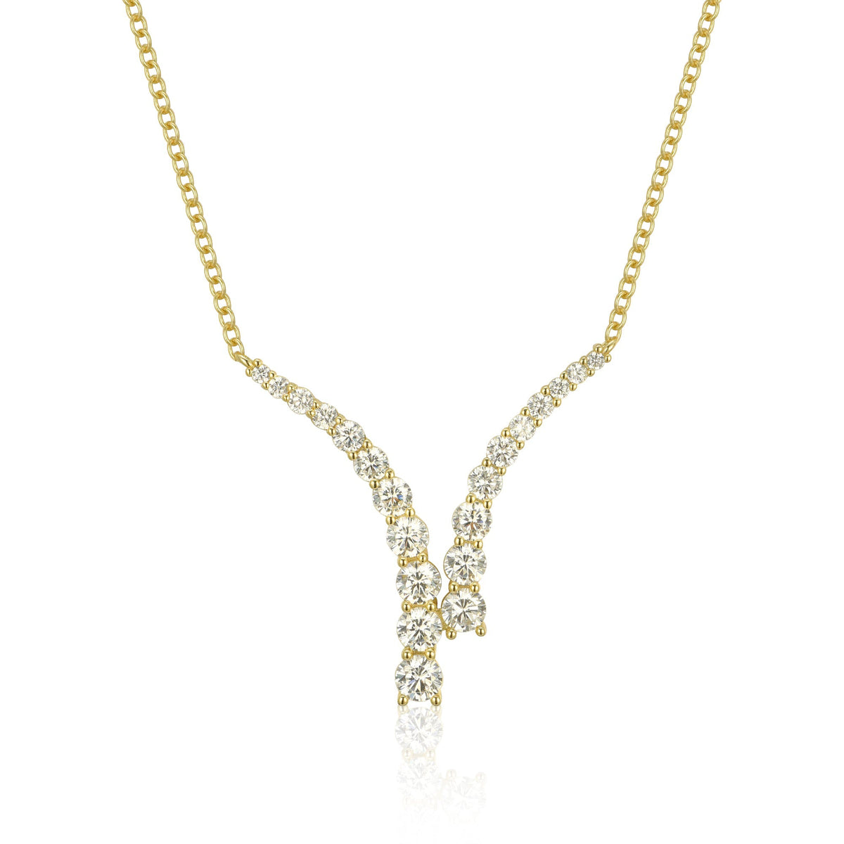 Asymmetrical V Necklace