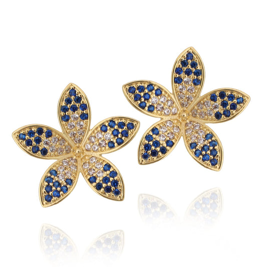 Pointy Flower Stud Earring