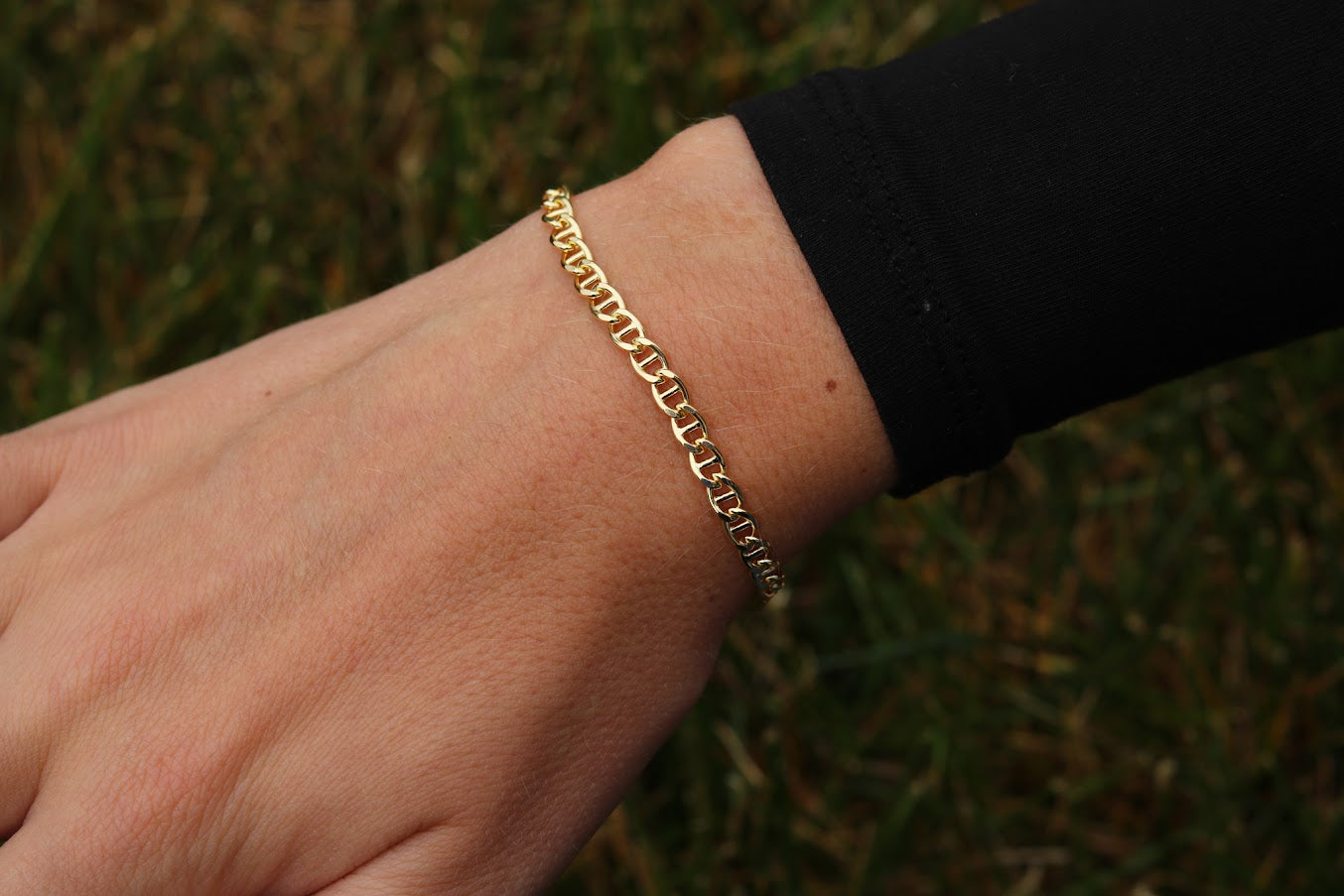 Solid Gold Link Bracelet