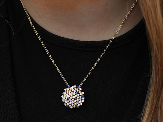 Oversized Cluster Necklace