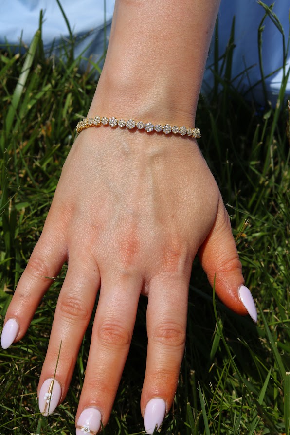 Round Pave Bracelet