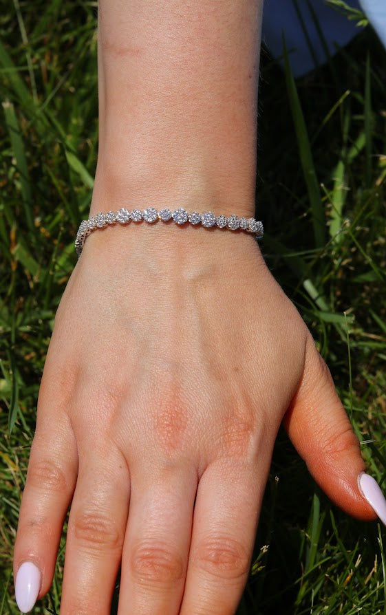 Round Pave Bracelet