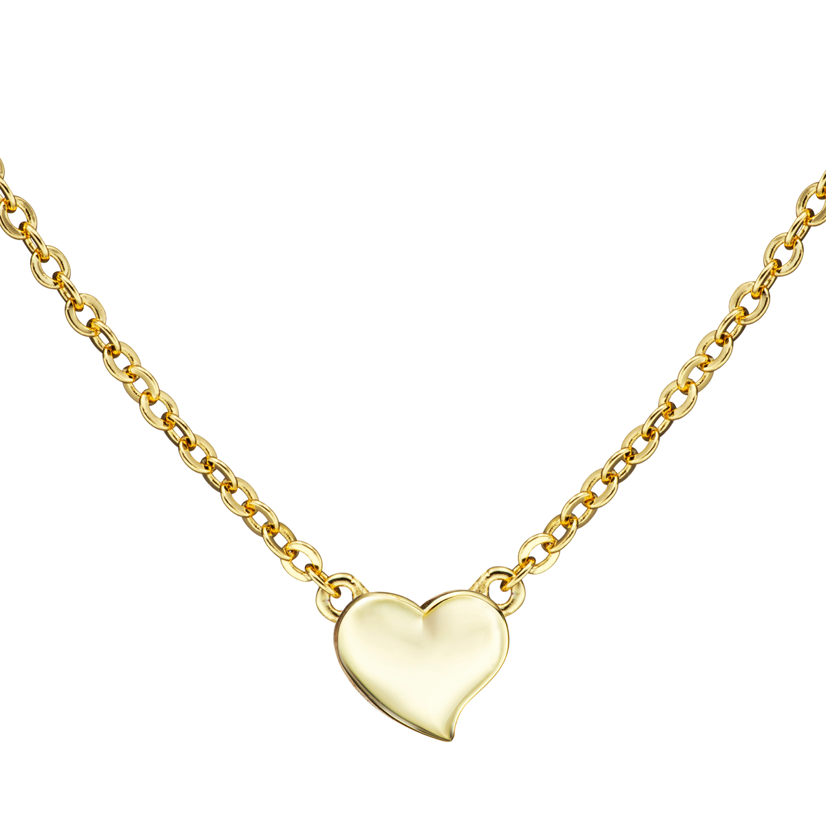 Tilted Heart Necklace