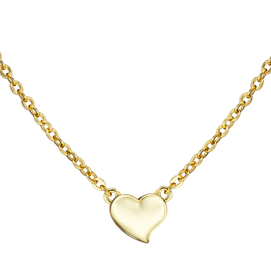 Tilted Heart Necklace