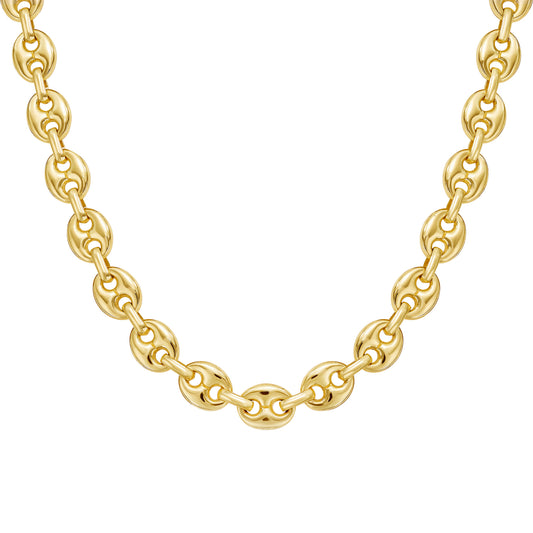 Puffed Classic Link Necklace