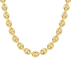 Puffed Classic Link Necklace