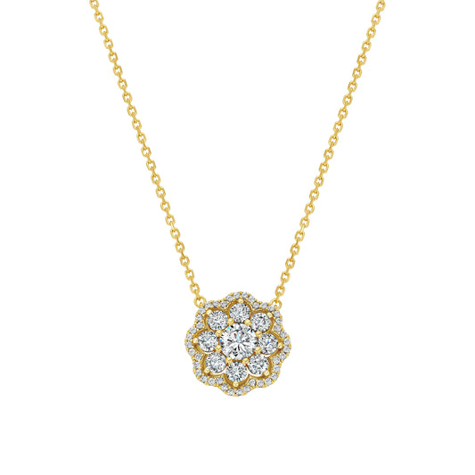 Classic Floral Detail Necklace