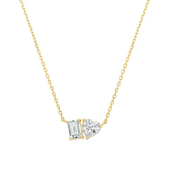 Unique Multi Shape Duo Necklace