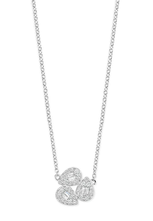 Baguette Teardrop Necklace