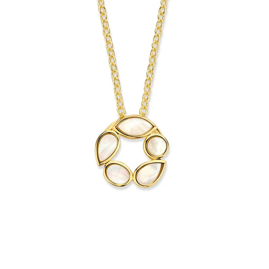 Mother Of Pearl Open Necklace