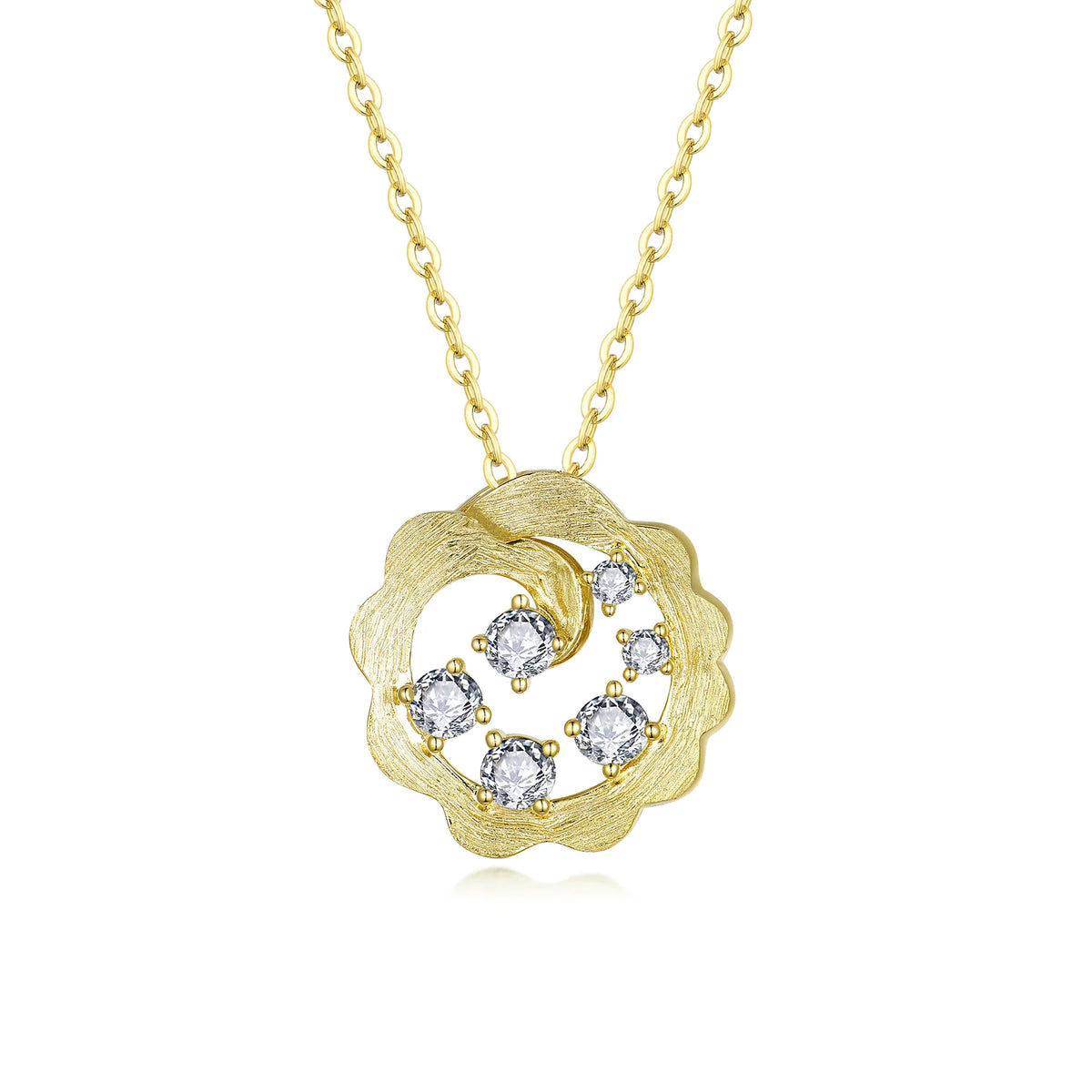 Swirl Matt Necklace