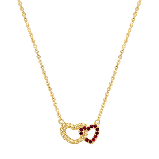 Mini Intertwined Heart Pendants
