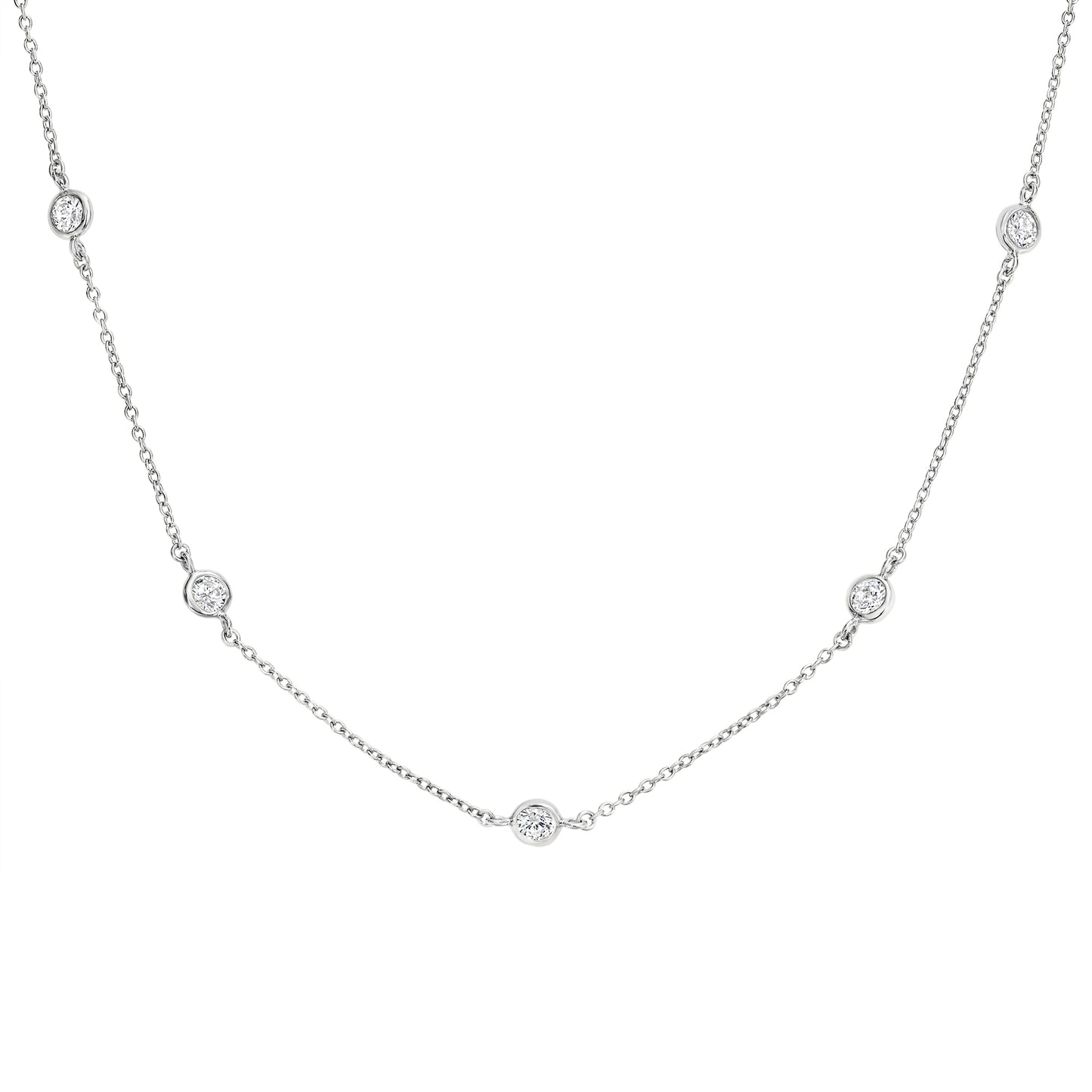 Diamond By The Yard Necklace