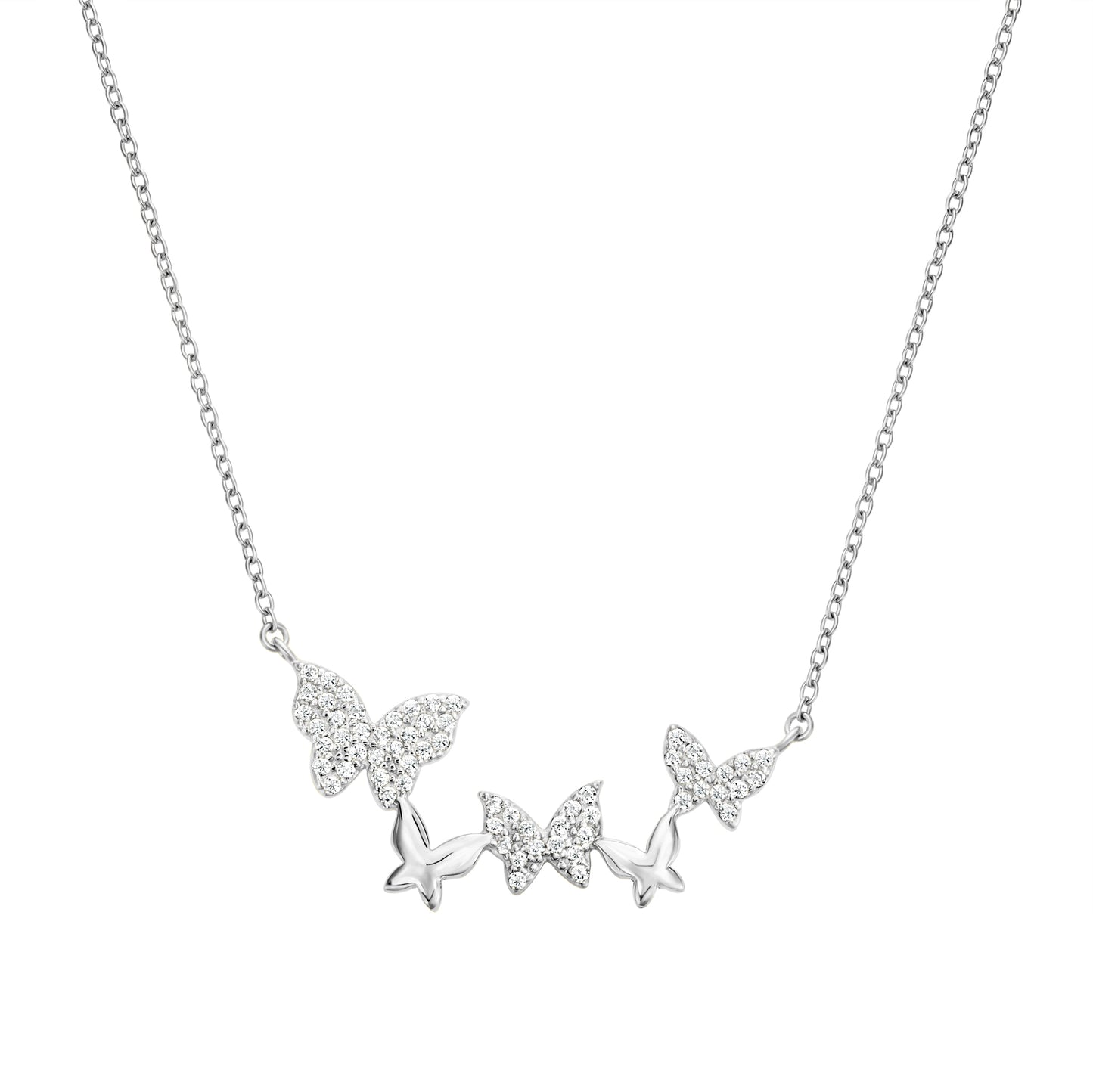 Up & Down Butterfly Necklace