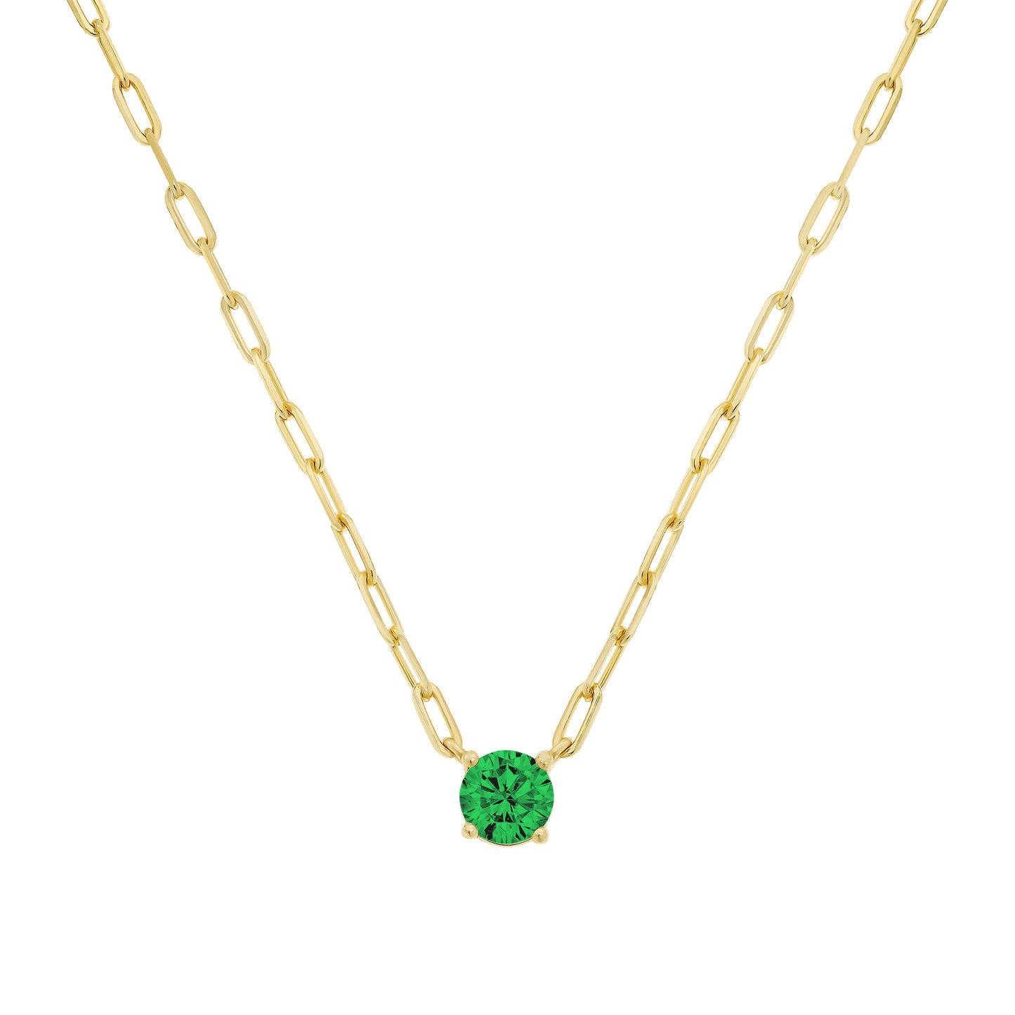 Classic Circle Link Necklace