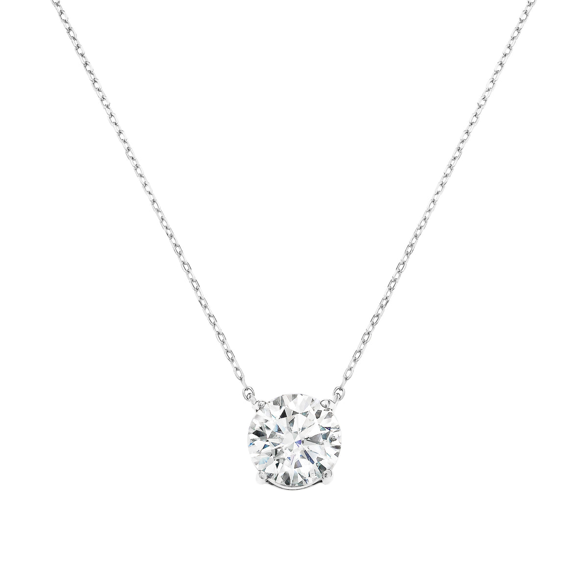Large Solitaire Necklace