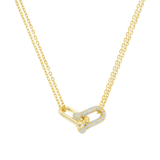 Classic Intertwined Link Necklace