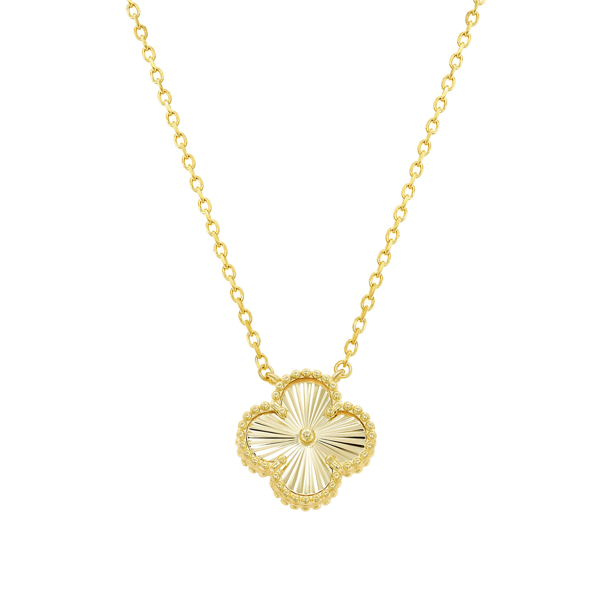 Radiating Clover Necklace