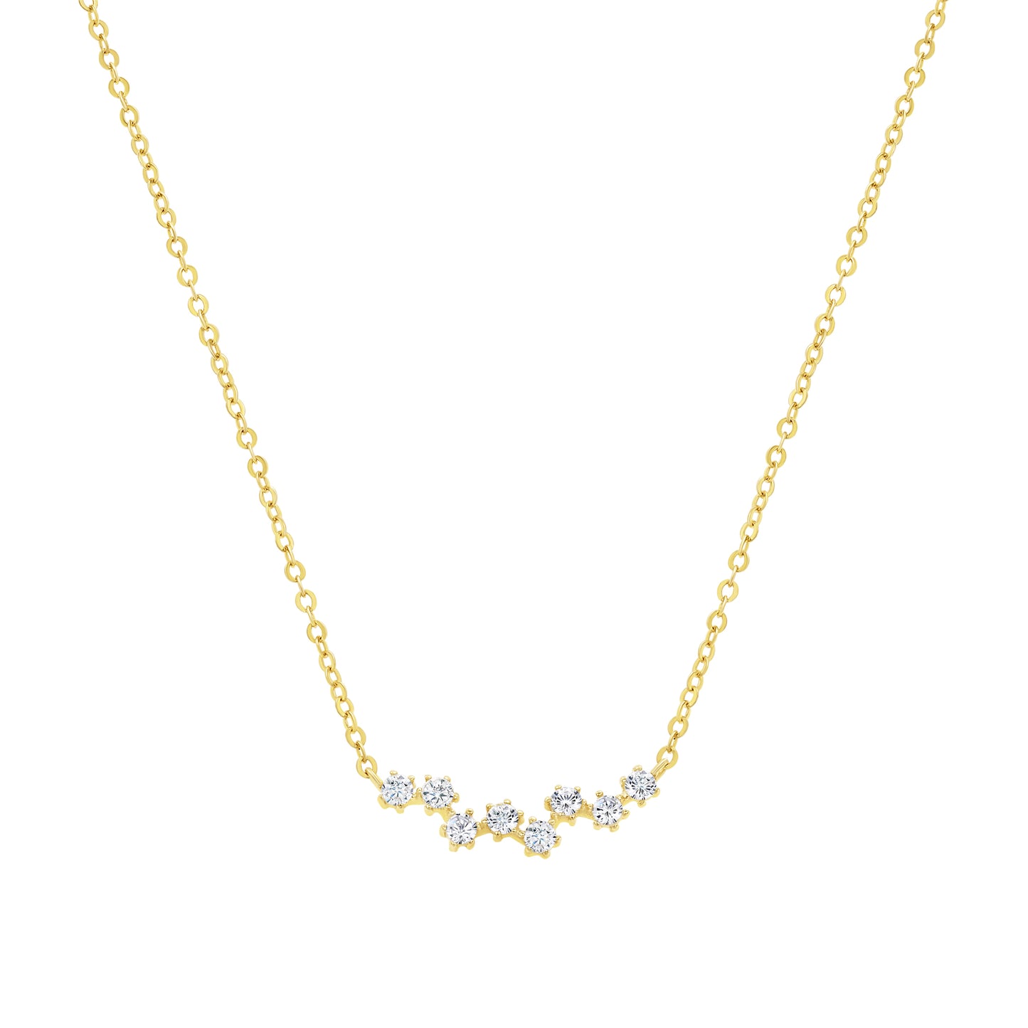 Dainty Up Down Bar Necklace