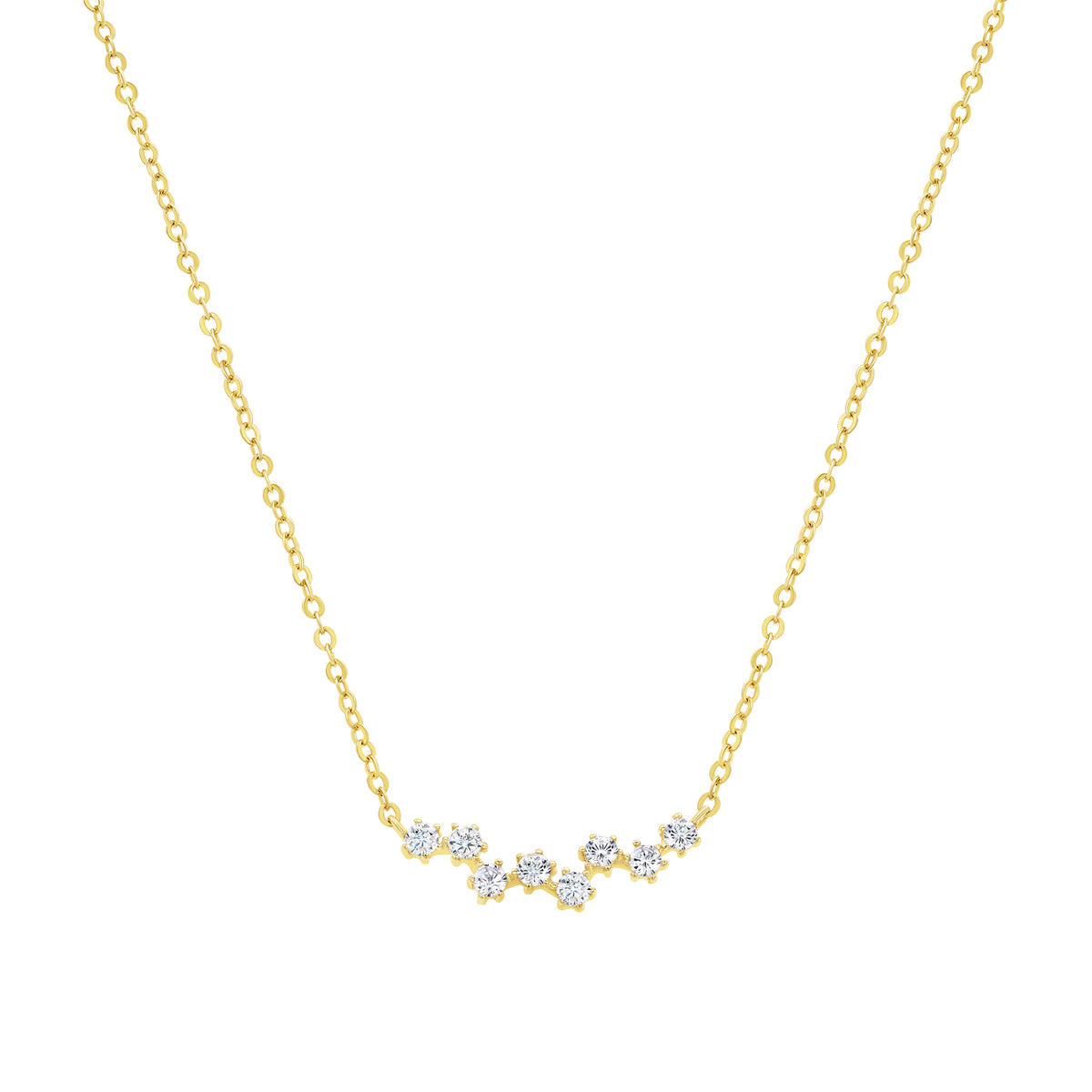 Dainty Up Down Bar Necklace