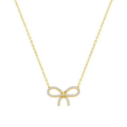 Dainty Bowtie Necklace