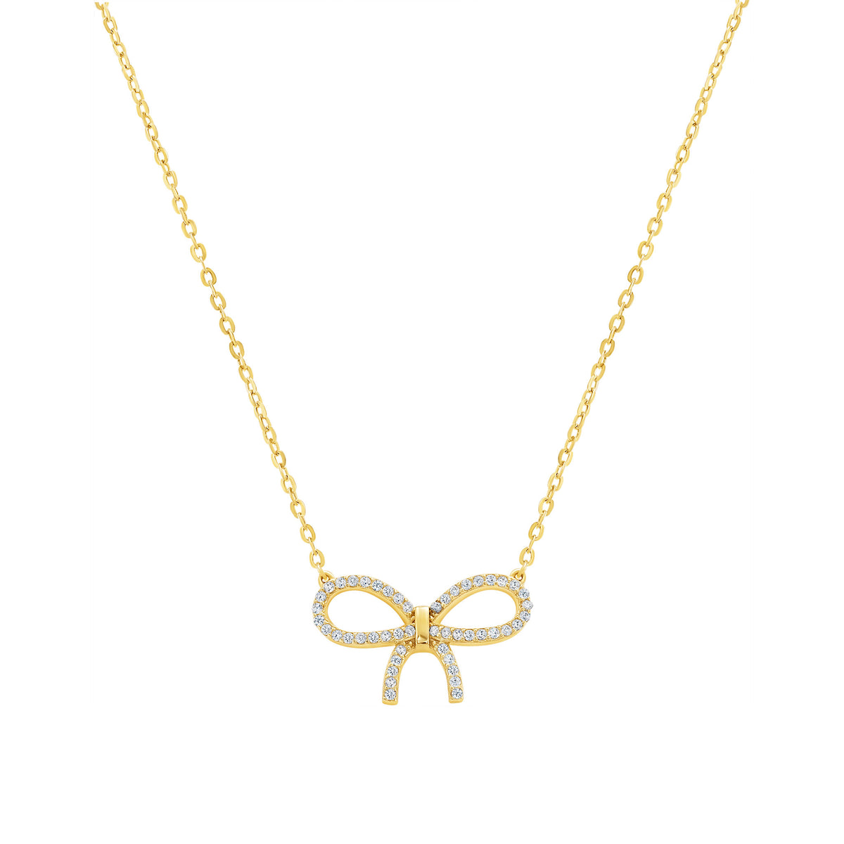Dainty Bowtie Necklace