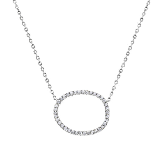 Open Oval Necklace