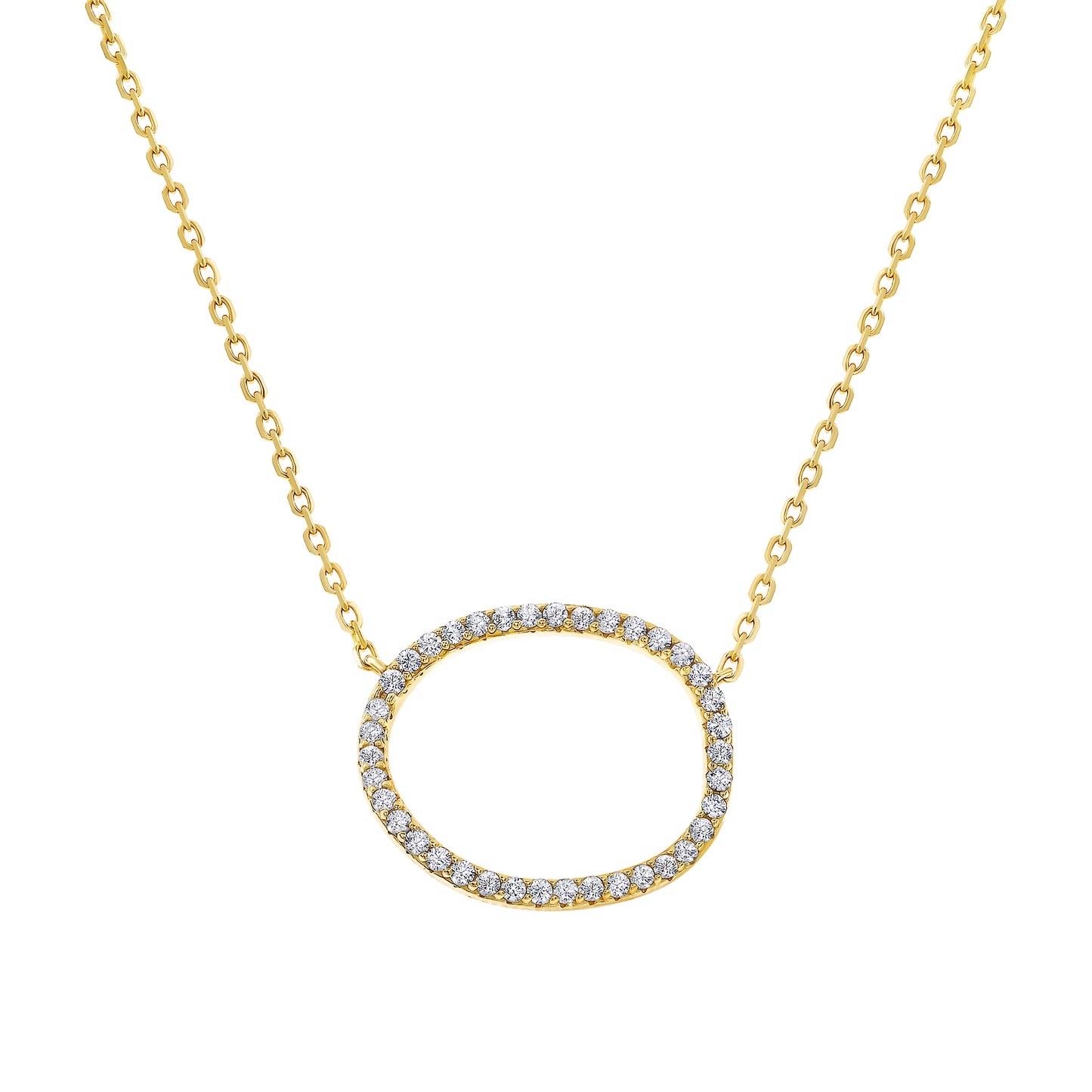 Open Oval Necklace