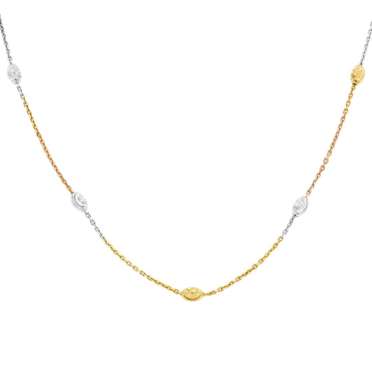 Dainty Tricolor Necklace