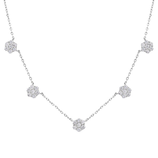 Dainty Cluster Necklace