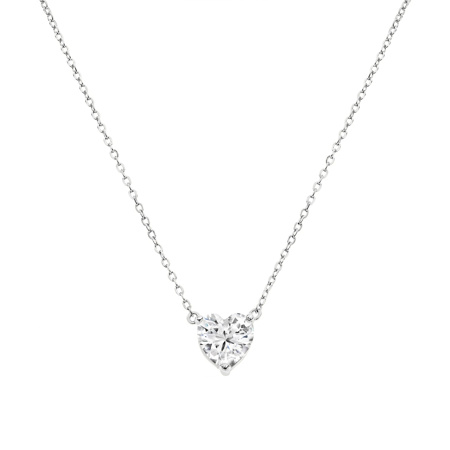 Heart Solitaire Necklace