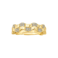 Wavy Blocks Ring