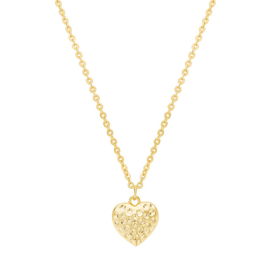 Textured Heart Necklace