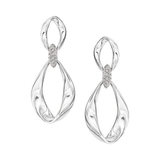Open Shiny Earrings