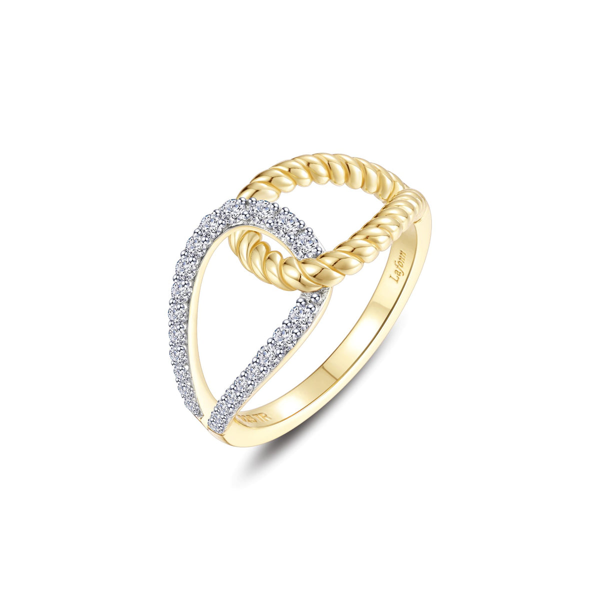 Beaded Intercross Ring