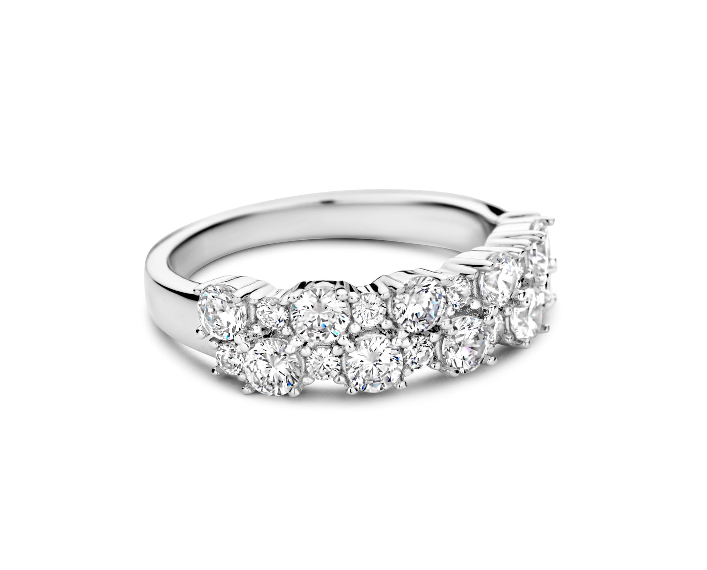 Double Stack Eternity Ring